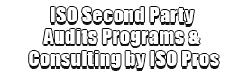ISO Second Party Audits Programs & Consulting by ISO Pros Logo